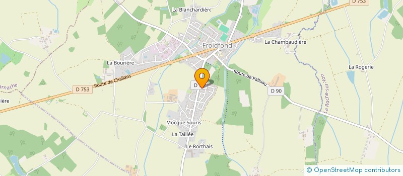 localisation de l'entreprise MADAME ANNE-SOPHIE MORTEAU  FALLERON