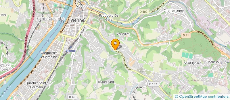 localisation de l'entreprise MADAME ANNE-SOPHIE MUZIOT à VIENNE