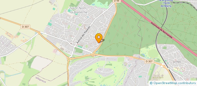 localisation de l'entreprise MADAME ANNE-SOPHIE NEDELEC  SAINT-NOM-LA-BRETECHE