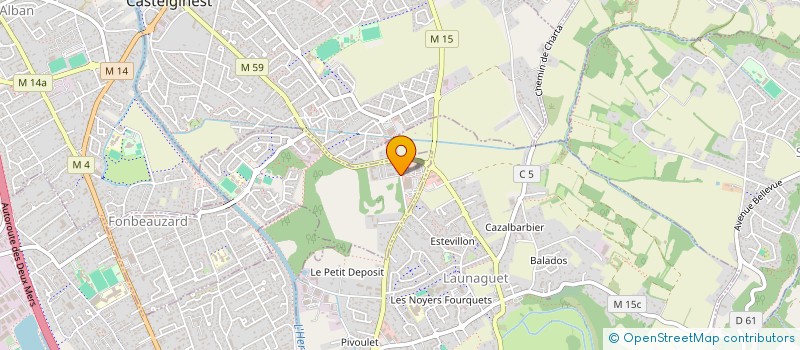 localisation de l'entreprise MADAME ANNE-SOPHIE OGER  FONBEAUZARD