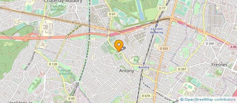 localisation de l'entreprise MADAME ANNE-SOPHIE OPITZ à ANTONY