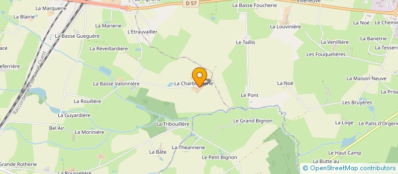 localisation de l'entreprise MADAME ANNE SOPHIE ORRIERE DEHETDE  LOIRON-RUILLE