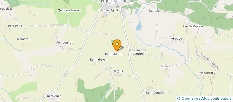 localisation de l'entreprise MADAME ANNE-SOPHIE OUDIN à KERGRIST-MOELOU