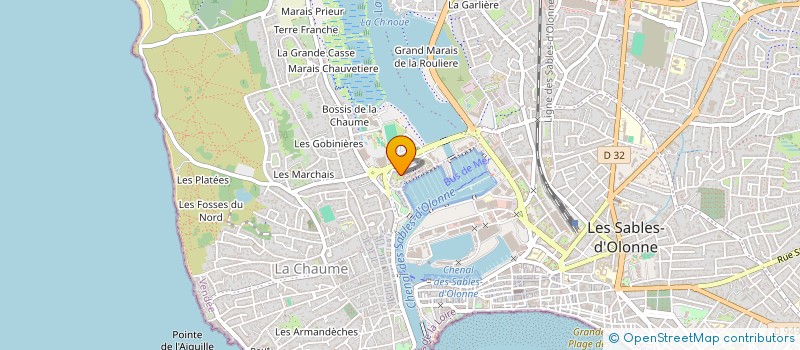 localisation de l'entreprise MADAME ANNE-SOPHIE PALIS à LES SABLES D'OLONNE