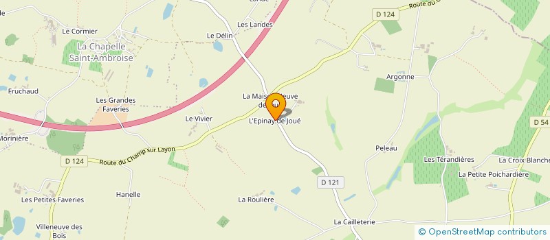 localisation de l'entreprise MADAME ANNE SOPHIE PERDREAU  CHEMILLE-EN-ANJOU