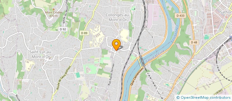 localisation de l'entreprise MADAME ANNE-SOPHIE PERRIN  COLLONGES-AU-MONT-D'OR