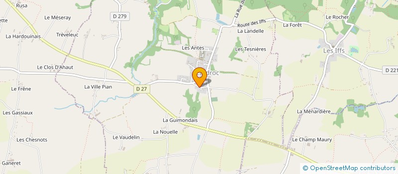 localisation de l'entreprise MADAME ANNE-SOPHIE PERRONNET  CARDROC