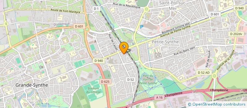 localisation de l'entreprise MADAME ANNE-SOPHIE PEUPLE à DUNKERQUE