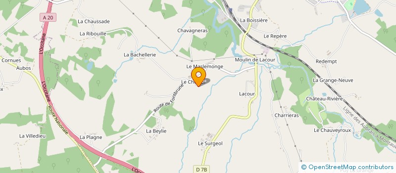 localisation de l'entreprise MADAME ANNE-SOPHIE PEYRONNET  SAINT-GERMAIN-LES-BELLES