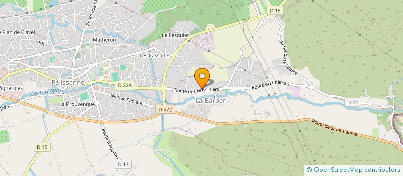 localisation de l'entreprise MADAME ANNE-SOPHIE PICCINI  LA BARBEN