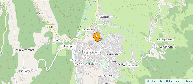 localisation de l'entreprise MADAME ANNE-SOPHIE PICO  VILLARD-DE-LANS