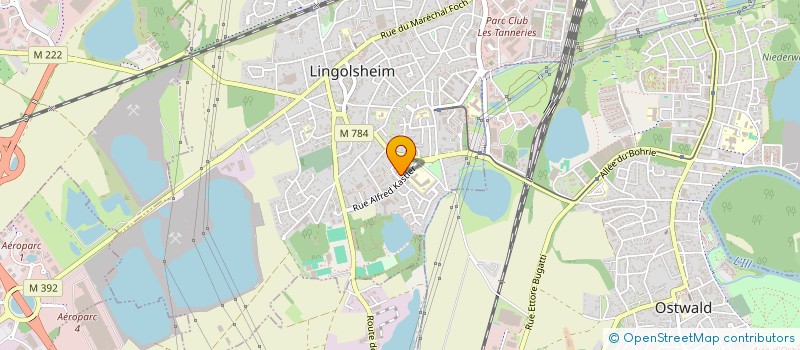 localisation de l'entreprise MADAME ANNE-SOPHIE PIEJOS  LINGOLSHEIM