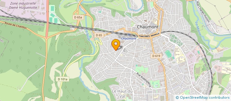 localisation de l'entreprise MADAME ANNE SOPHIE PINGON à CHAUMONT