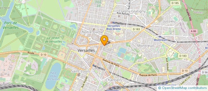 localisation de l'entreprise MADAME ANNE SOPHIE PIROT à VERSAILLES