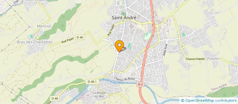 localisation de l'entreprise MADAME ANNE SOPHIE PONIN à SAINT-ANDRE