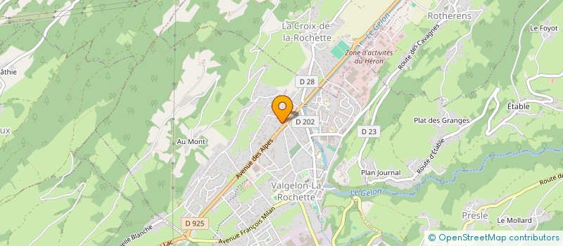 localisation de l'entreprise MADAME ANNE-SOPHIE PORTUGAL  VALGELON-LA ROCHETTE