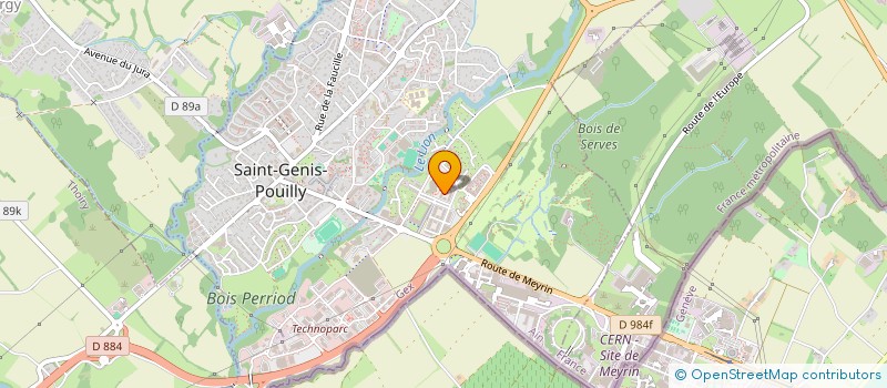 localisation de l'entreprise MADAME ANNE-SOPHIE POTTIN  SAINT-GENIS-POUILLY