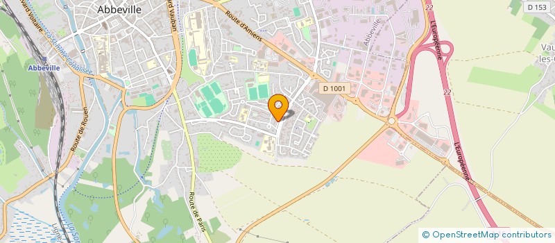 localisation de l'entreprise MADAME ANNE-SOPHIE POUILLE  ABBEVILLE