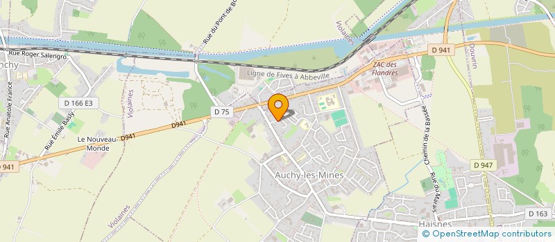 localisation de l'entreprise MADAME ANNE-SOPHIE PREUX  AUCHY-LES-MINES