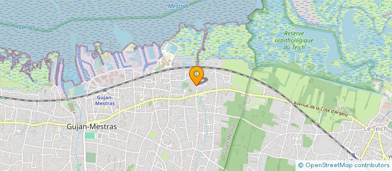 localisation de l'entreprise MADAME ANNE-SOPHIE RAGON  GUJAN MESTRAS