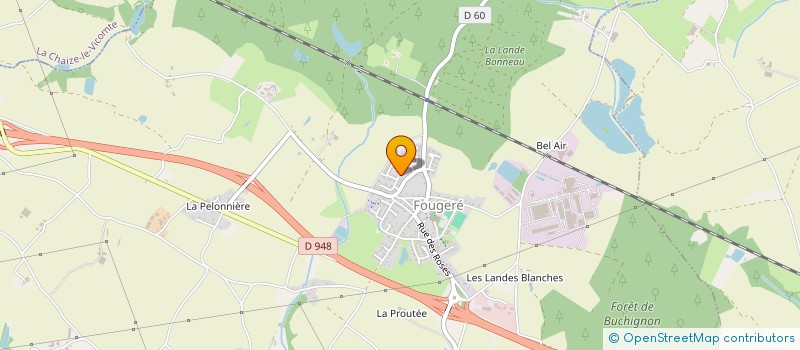 localisation de l'entreprise MADAME ANNE-SOPHIE RATIER  FOUGERE