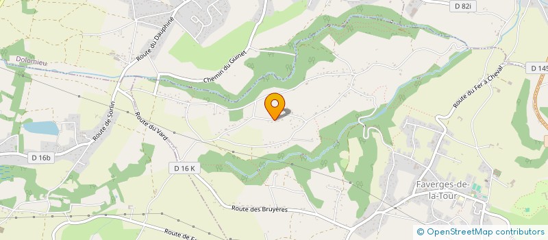 localisation de l'entreprise MADAME ANNE-SOPHIE REVENU  FAVERGES-DE-LA-TOUR