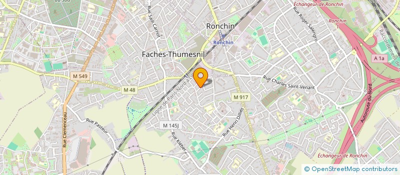 localisation de l'entreprise MADAME ANNE-SOPHIE RICHEZ  FACHES-THUMESNIL