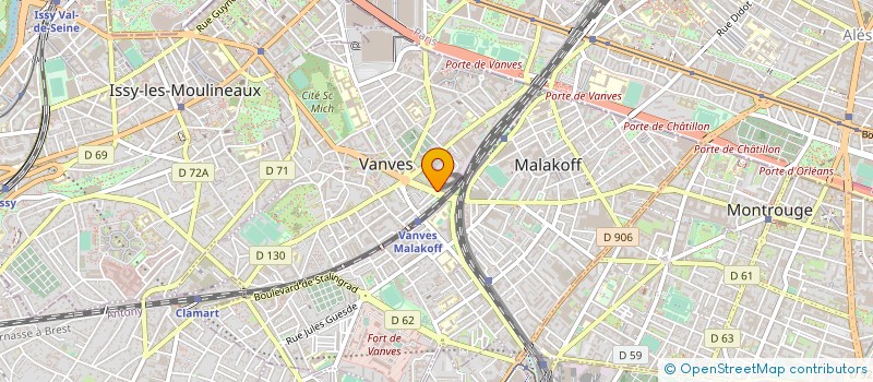 localisation de l'entreprise MADAME ANNE-SOPHIE ROCHEGUDE  VANVES