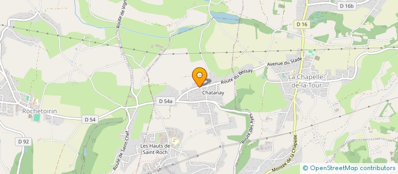 localisation de l'entreprise MADAME ANNE-SOPHIE RONGIER  LA TOUR-DU-PIN