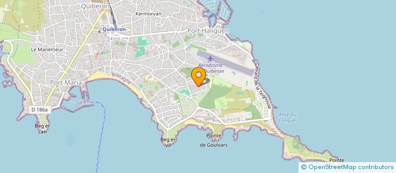 localisation de l'entreprise MADAME ANNE-SOPHIE ROSIER à QUIBERON