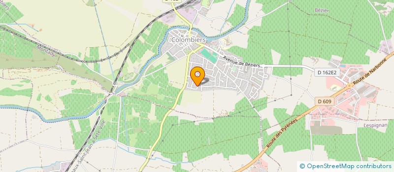 localisation de l'entreprise MADAME ANNE-SOPHIE ROSSIN à COLOMBIERS