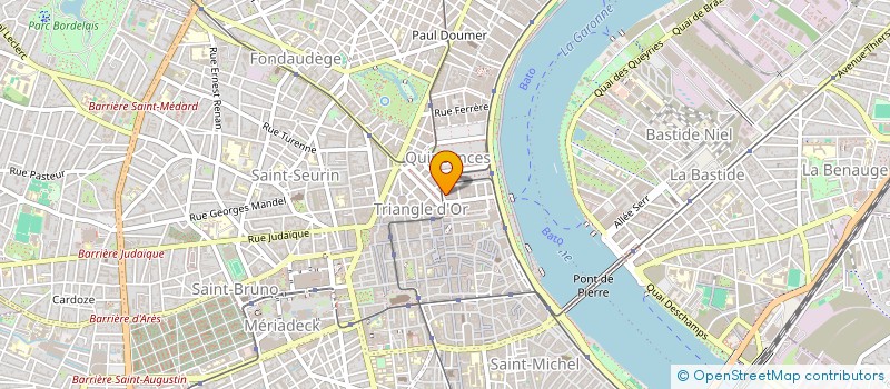 localisation de l'entreprise MADAME ANNE SOPHIE ROUGIER  BORDEAUX