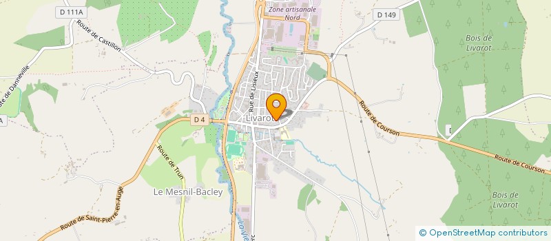 localisation de l'entreprise MADAME ANNE-SOPHIE ROULEAUX  LIVAROT-PAYS-D'AUGE