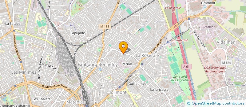 localisation de l'entreprise MADAME ANNE SOPHIE ROUMIGUIE à TOULOUSE