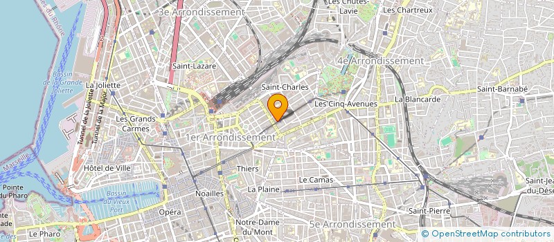 localisation de l'entreprise MADAME ANNE-SOPHIE ROUSSEAU à MARSEILLE