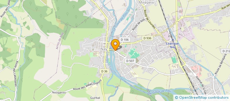 localisation de l'entreprise MADAME ANNE-SOPHIE ROUSSEL  NAY