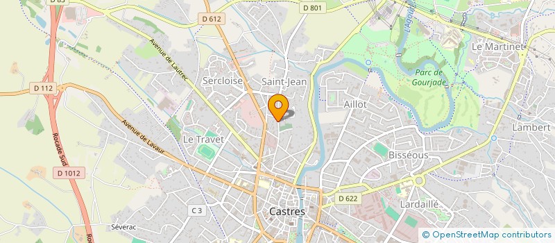 localisation de l'entreprise MADAME ANNE-SOPHIE RUTZ à CASTRES