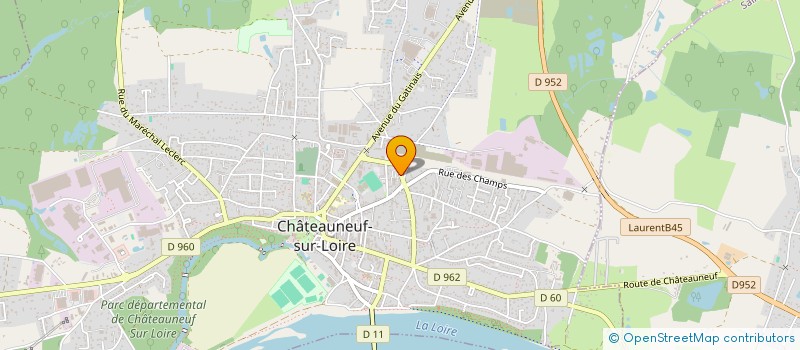 localisation de l'entreprise MADAME ANNE-SOPHIE SAIGAULT à CHATEAUNEUF-SUR-LOIRE