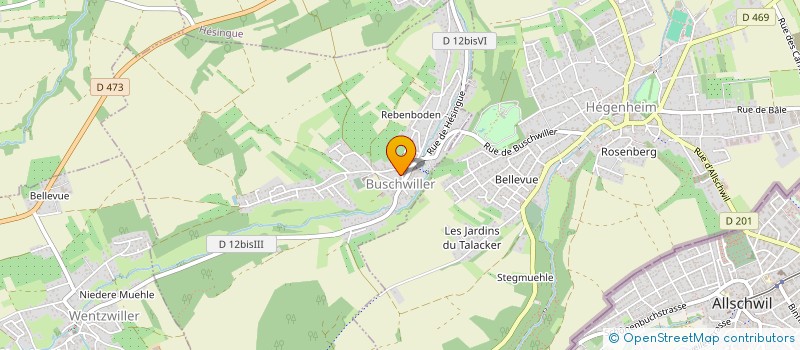 localisation de l'entreprise MADAME ANNE SOPHIE SCHWARZENTRUBER  BUSCHWILLER