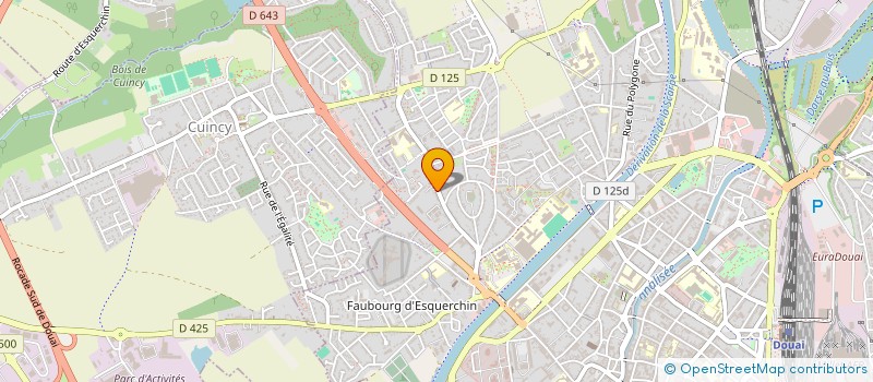 localisation de l'entreprise MADAME ANNE-SOPHIE SCOTEE  DOUAI