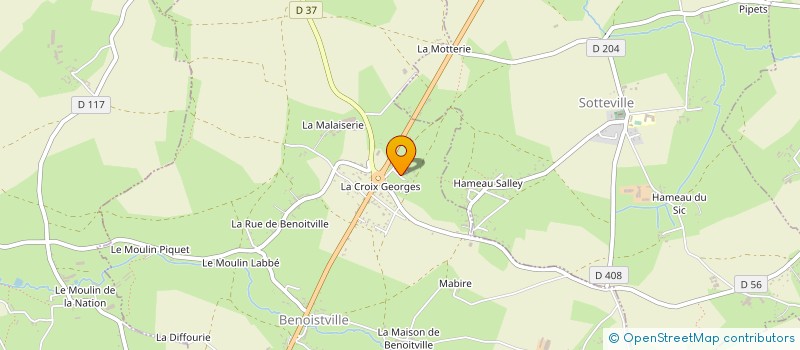 localisation de l'entreprise MADAME ANNE SOPHIE SOREL  LES PIEUX