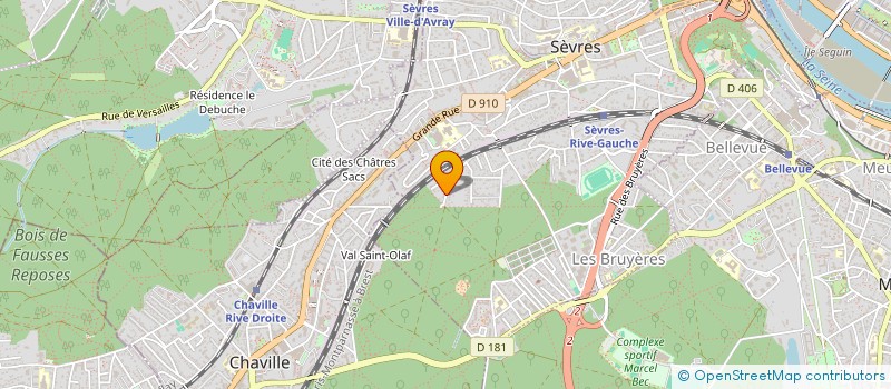 localisation de l'entreprise MADAME ANNE-SOPHIE SOUDOPLATOFF à CLICHY