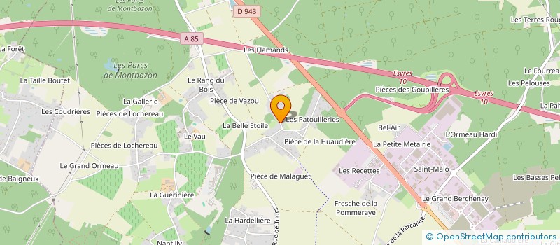 localisation de l'entreprise MADAME ANNE-SOPHIE TAILLANDIER  ESVRES