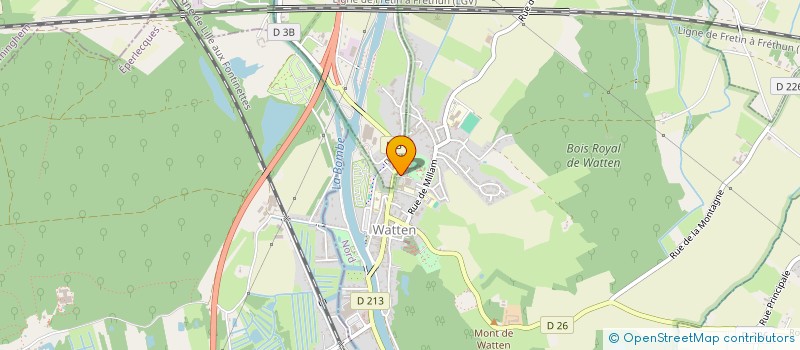 localisation de l'entreprise MADAME ANNE SOPHIE TASSART  WATTEN