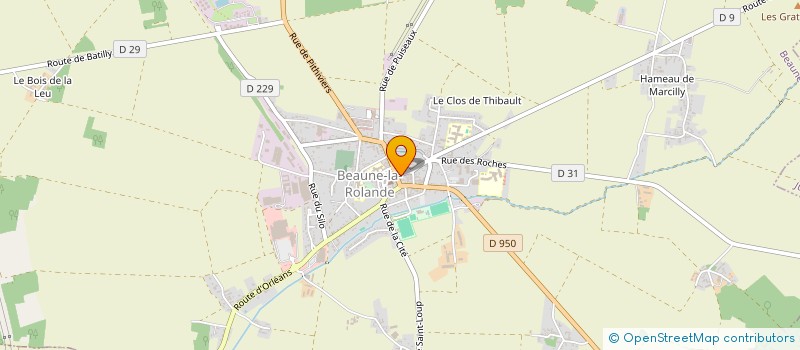 localisation de l'entreprise MADAME ANNE-SOPHIE TAUPIN à BEAUNE-LA-ROLANDE