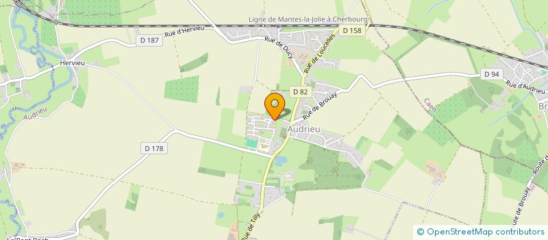 localisation de l'entreprise MADAME ANNE-SOPHIE THIBAULT  AUDRIEU