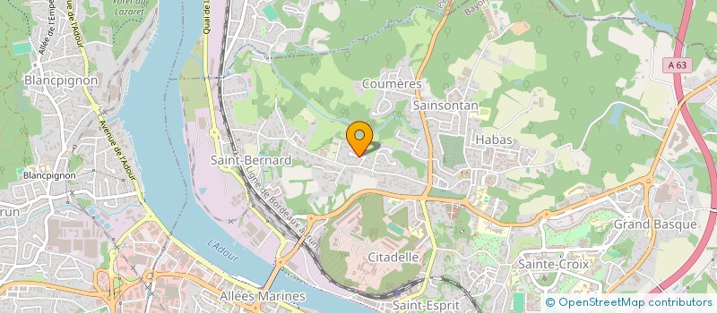 localisation de l'entreprise MADAME ANNE-SOPHIE THIRY à BAYONNE