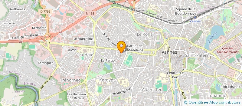 localisation de l'entreprise MADAME ANNE-SOPHIE TISON à VANNES