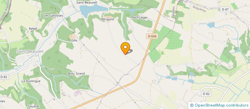 localisation de l'entreprise MADAME ANNE-SOPHIE TONNEAU  SAINT-BEAUZEIL