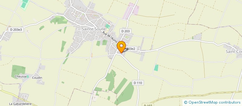 localisation de l'entreprise MADAME ANNE-SOPHIE TREMBLAY  SAINTE-SOULLE